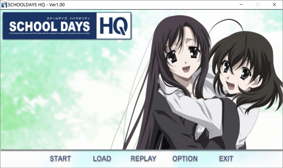 日在校园：SCHOOL DAYS HQ精翻汉化步兵版+全回想★全CV[新汉化/11G]-小蛇ACG